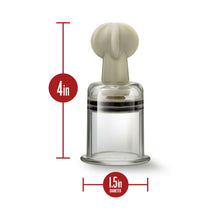 Temptasia Clit and Nipple Twist Suckers 2-Piece Set Large Clear