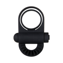 Zero Tolerance Bell Ringer Rechargeable Vibrating Flicking Silicone Cockring Black