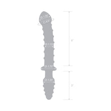 Glas 10 in. Mr. Swirly Double Ended Glass Dildo & Butt Plug