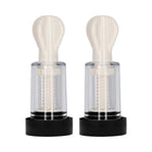 ElectroShock Remote-Controlled E-Stimulation Nipple Suckers White