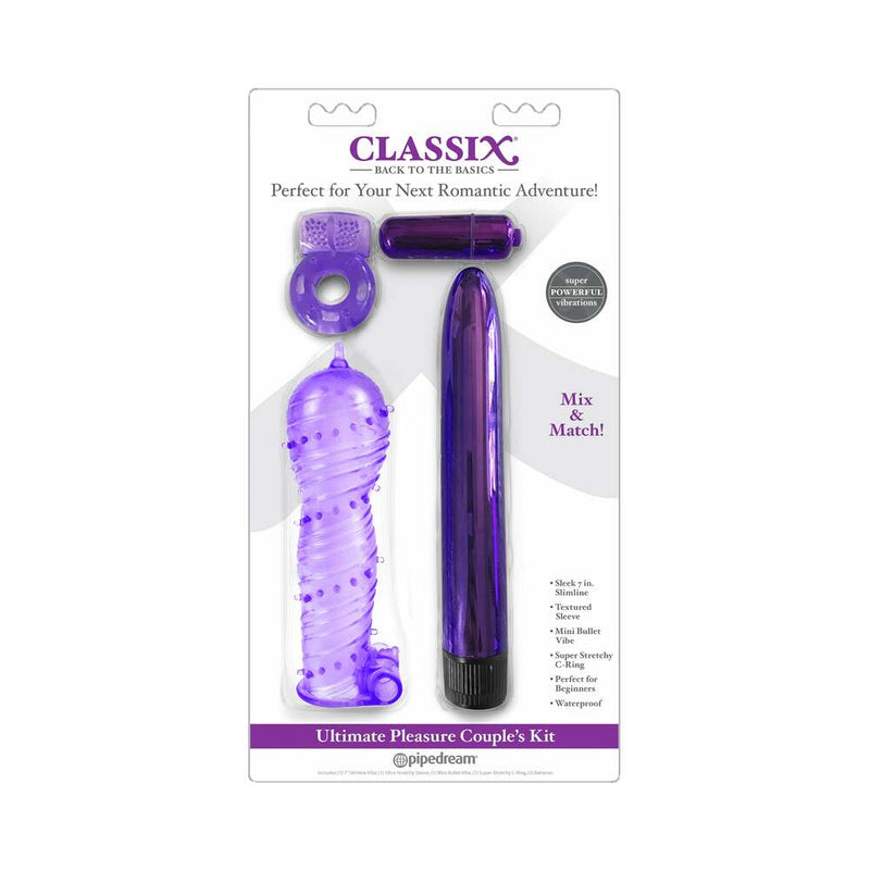 Classix 4-Piece Ultimate Pleasure Couple''s Kit Purple