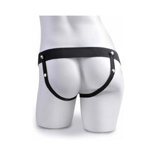 Fetish Fantasy Series Vibrating 10 in. Hollow Strap-On With Balls Tan/Black