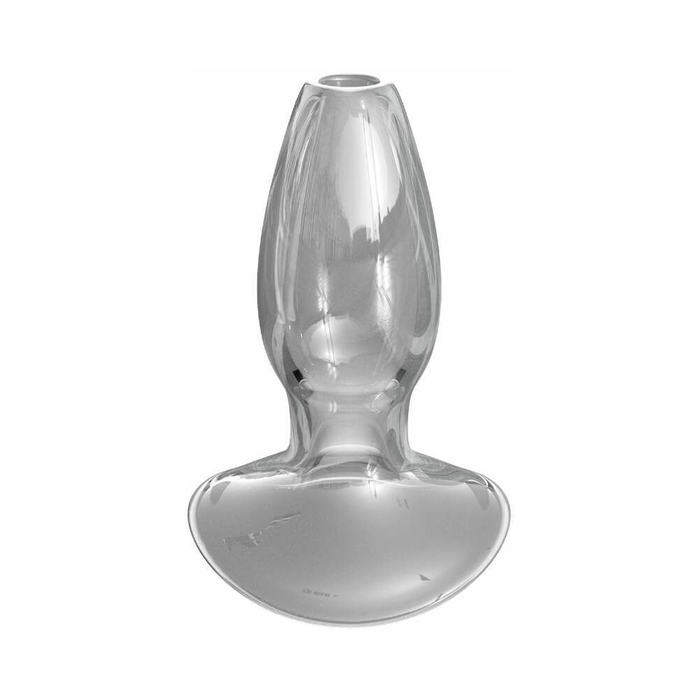 Anal Fantasy Elite Collection Beginner''s Anal Gaper Glass Tunnel Plug Clear