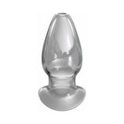 Anal Fantasy Elite Collection Mega Anal Gaper Glass Tunnel Plug Clear