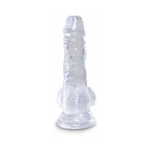 King Cock Clear 5 in. Cock With Balls Realistic Suction Cup Dildo
