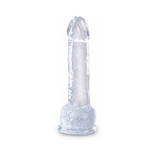 King Cock Clear 7 in. Cock With Balls Realistic Suction Cup Dildo