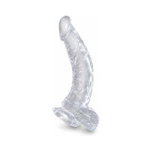 King Cock Clear 7.5 in. Cock With Balls Realistic Suction Cup Dildo