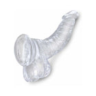 King Cock Clear 7.5 in. Cock With Balls Realistic Suction Cup Dildo