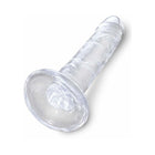 King Cock Clear 6 in. Cock Realistic Dildo With Suction Cup