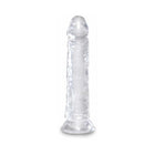 King Cock Clear 8 in. Cock Realistic Dildo With Suction Cup