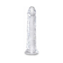 King Cock Clear 8 in. Cock Realistic Dildo With Suction Cup