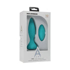 A-Play Vibe Adventurous Rechargeable Silicone Anal Plug with Remote Teal