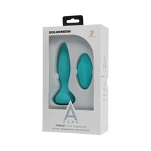 A-Play Thrust Experienced Rechargeable Silicone Anal Plug with Remote Teal