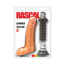 Rascal Rammer + Suction 8 in. Dildo with Handle and Suction Cup