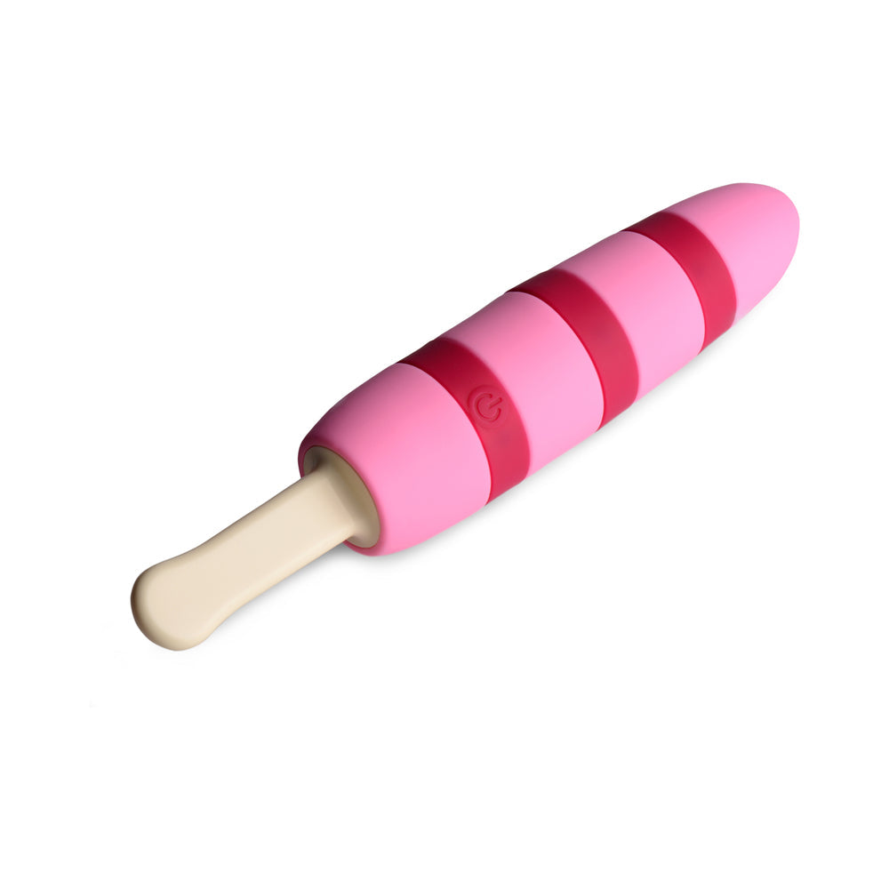 Cocksicle Ticklin'' Pink 10X Popsicle Vibrator