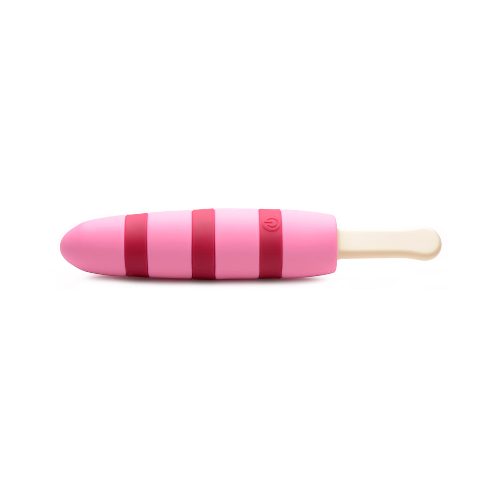 Cocksicle Ticklin'' Pink 10X Popsicle Vibrator