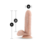 Loverboy Tony The Waiter Realistic 7 in. Dildo with Balls Beige