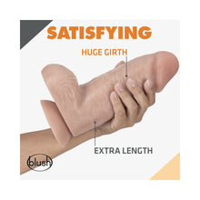 Dr. Skin Dr. Chubbs Realistic 10 in. Dildo with Balls Beige