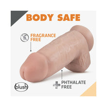 Dr. Skin Dr. Chubbs Realistic 10 in. Dildo with Balls Beige