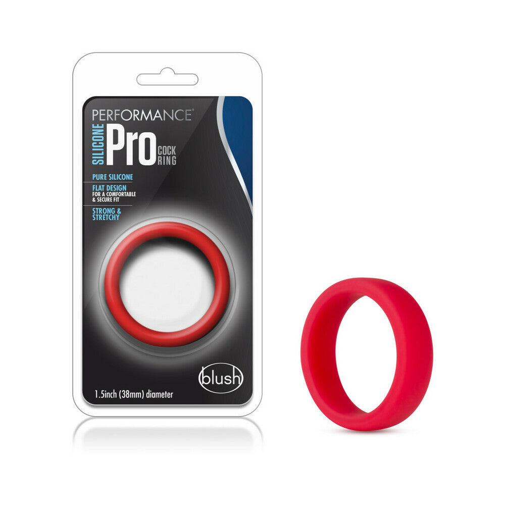 Performance Silicone Go Pro Cock Ring Red