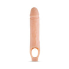 Performance Plus 10 in. Silicone Cock Sheath Penis Extender Sling Beige
