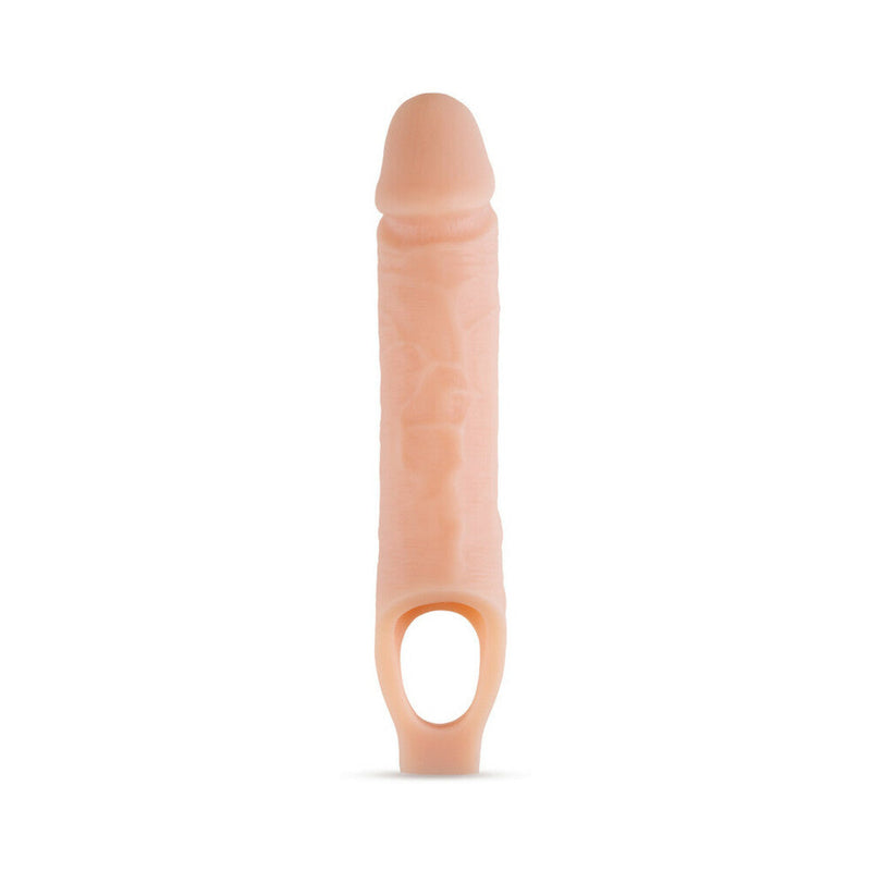 Performance Plus 10 in. Silicone Cock Sheath Penis Extender Sling Beige