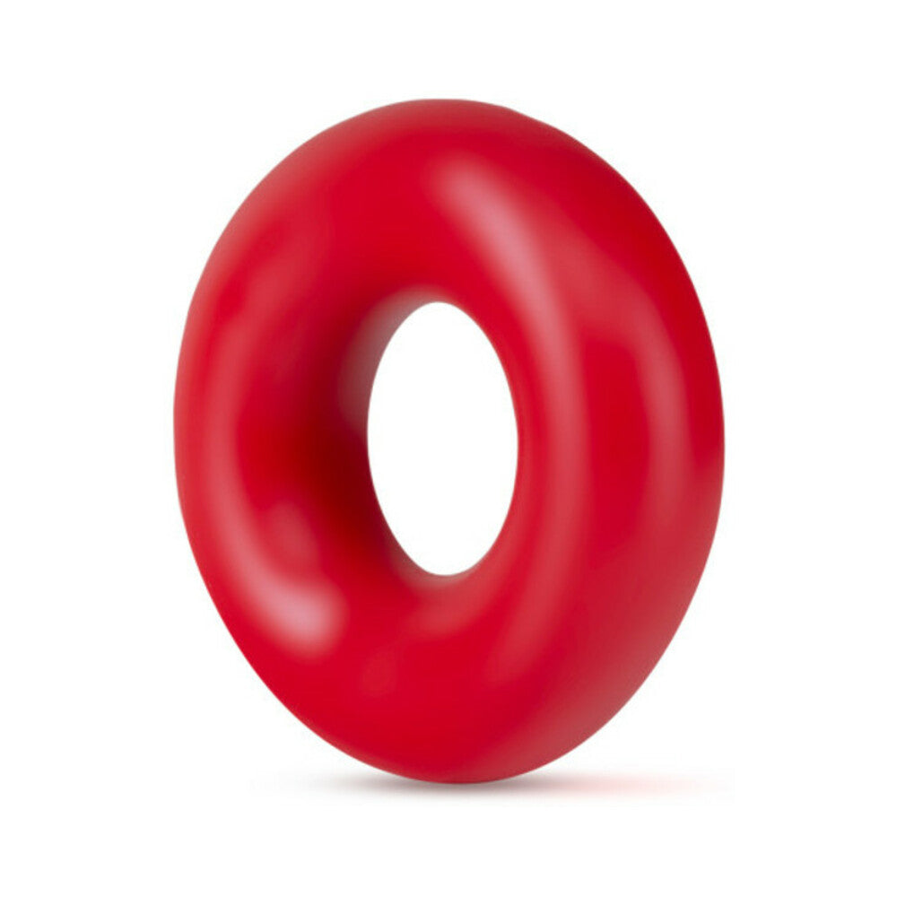 Stay Hard Donut Rings Oversized Cockring 2-Pack Red