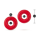 Stay Hard Donut Rings Oversized Cockring 2-Pack Red
