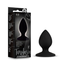 Temptasia ''Slut'' Silicone Anal Plug Black
