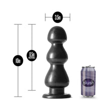 Jet Fierce 10 in. Anal Plug Carbon Metallic Black