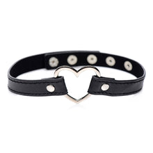 Master Series Dark Heart Chrome Heart Choker Black