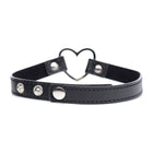 Master Series Dark Heart Chrome Heart Choker Black