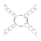 Lux Fetish Deluxe Chain Hog Tie with 4-Piece Cuff Set