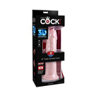 King Cock Plus 9 in. Triple Density Cock Realistic Dildo With Suction Cup Beige