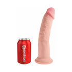 King Cock Plus 9 in. Triple Density Cock Realistic Dildo With Suction Cup Beige