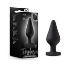 Temptasia ''Fuck Me'' Silicone Anal Plug with Heart-Shaped Base Black
