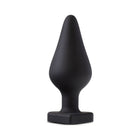 Temptasia ''Fuck Me'' Silicone Anal Plug with Heart-Shaped Base Black