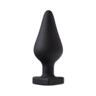 Temptasia ''Fuck Me'' Silicone Anal Plug with Heart-Shaped Base Black