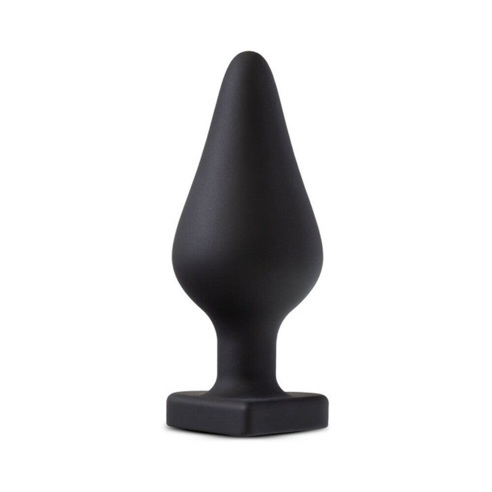 Temptasia ''Spank Me'' Silicone Anal Plug with Heart-Shaped Base Black