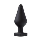 Temptasia ''Spank Me'' Silicone Anal Plug with Heart-Shaped Base Black