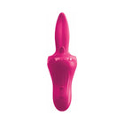 3Some Holey Trinity Triple Tongue Vibrator Rechargeable Silicone Red