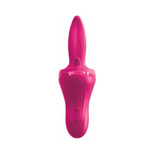 3Some Holey Trinity Triple Tongue Vibrator Rechargeable Silicone Red
