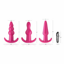 Frisky Thrill Trio Pink Anal Plug Set