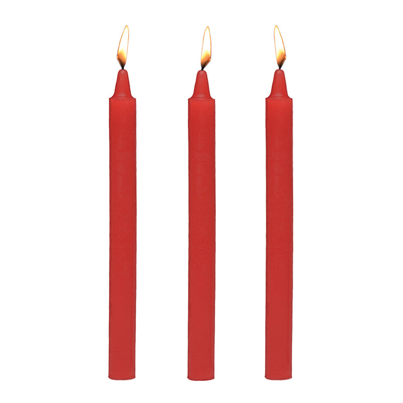 Master Series Fire Sticks Fetish Drip Candles 3-Piece Set