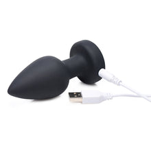 Booty Sparks Rechargeable Light Up Vibrating Anal Plug with Remote Control Medium