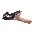 Size Matters Hollow Silicone Dildo Strap-On Beige