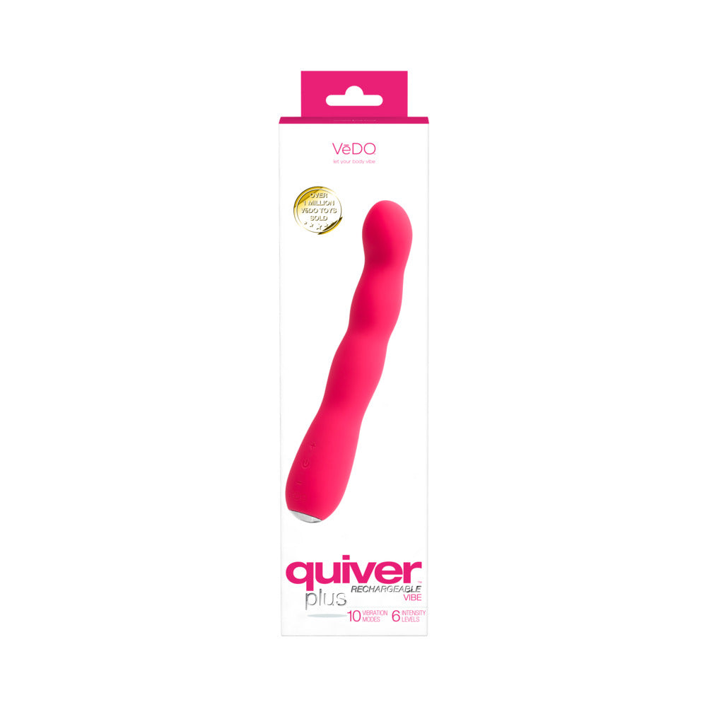 VeDO Quiver Plus Rechargeable Vibe Foxy Pink