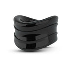 Stay Hard Beef Ball Stretcher Snug 1 in. Black