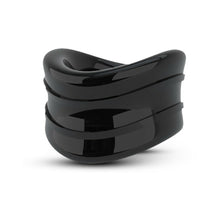 Stay Hard Beef Ball Stretcher Snug 1 in. Black