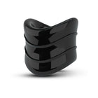 Stay Hard Beef Ball Stretcher Snug X Long 1 in. Black